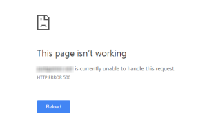 Screenshot van een 404 error bij google.